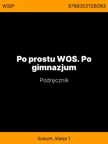 Po prostu WOS. Po gimnazjum