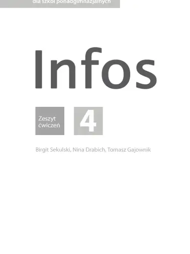 Infos 1. Po gimnazjum