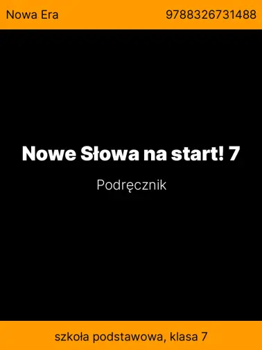 Nowe Słowa na start! 7