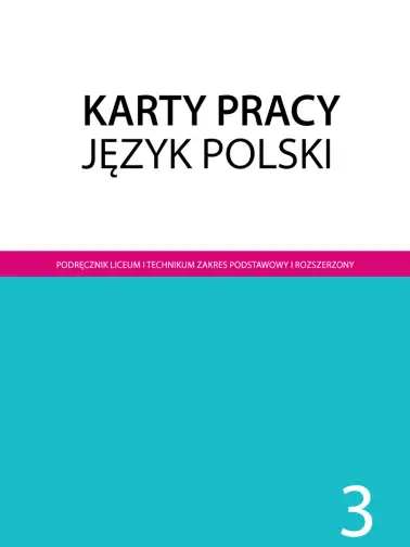 Karty pracy. Język polski 3