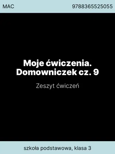 Moje ćwiczenia. Domowniczek cz. 9