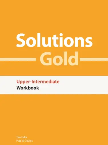 Solutions Gold. Upper-Intermediate. Workbook