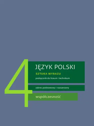 Język polski 4. Sztuka wyrazu. Zakres podstawowy i rozszerzony