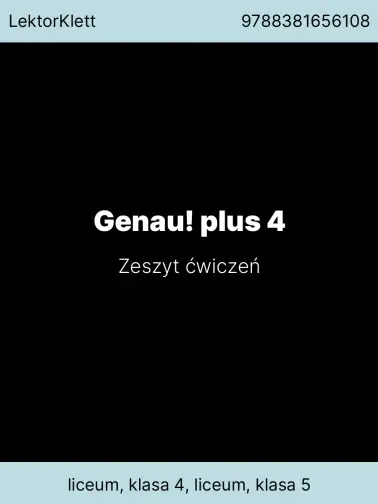 Genau! plus 4