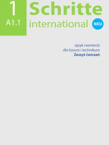 Schritte international Neu 1